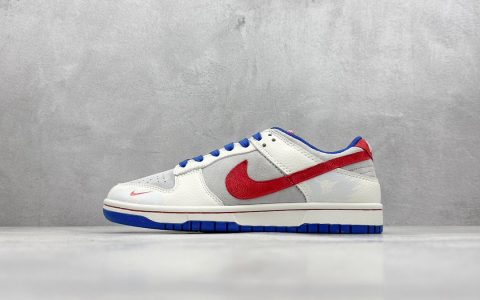 耐克SB Dunk中国年限定白蓝红低帮Nike SB Dunk Low耐克中国限定耐克Dunk红福齐天货号CR8033-504