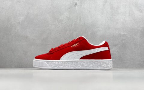 彪马红色板鞋PUMA Suede XL彪马厚鞋舌板鞋彪马板鞋尺码