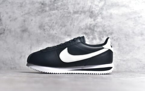 耐克阿甘黑白跑鞋Nike Classic Cortez Leather正品耐克阿甘代购批发货号DM4044-001