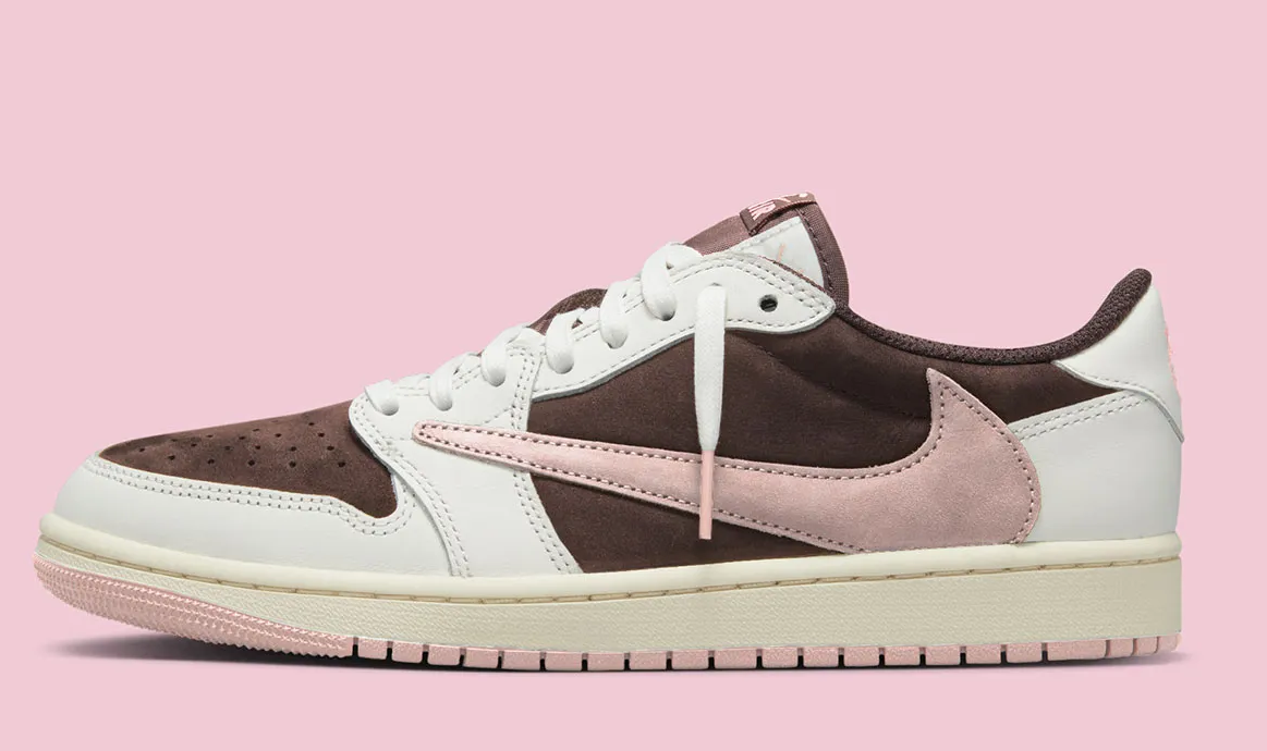 AJ1 TS联名粉色Travis Scott x Air Jordan 1 Low OG SP“Pink Pack”取消 货号DM7866-106