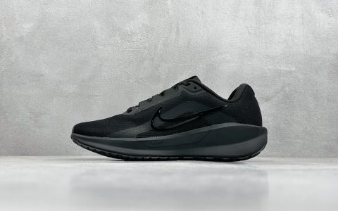 耐克登月13代黑色网面跑鞋NIKE Downshifter 13耐克新款跑鞋货号FD6454-002