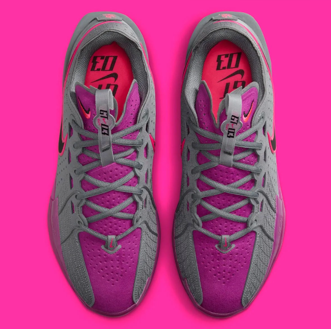 耐克GT灰粉新配色Nike G.T. Cut 3 “Hot Fuchsia​” 耐克粉色球鞋货号：DV2913-006