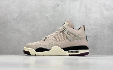 AJ4米白色麂皮球鞋AJ4A Ma Maniére联名高端AJ4复刻货号FZ4810-200