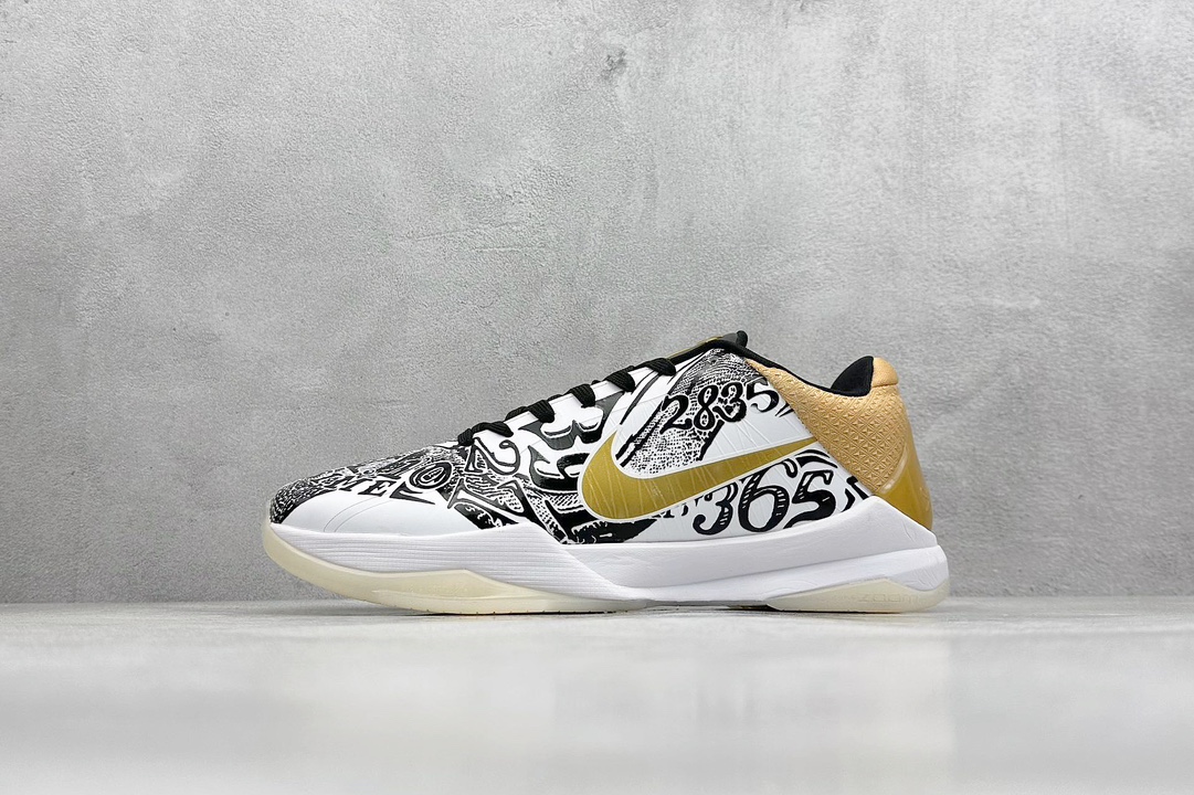 科比5球鞋实战Nike Zoom Kobe 5科比五代 Zoom Turbo气垫 货号CT8014-100