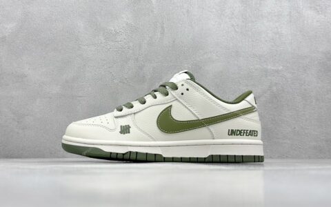 耐克SB Dunk UN联名板鞋Nike SB Dunk Low UN联名耐克Dunk字母绿板鞋货号BB2699-211