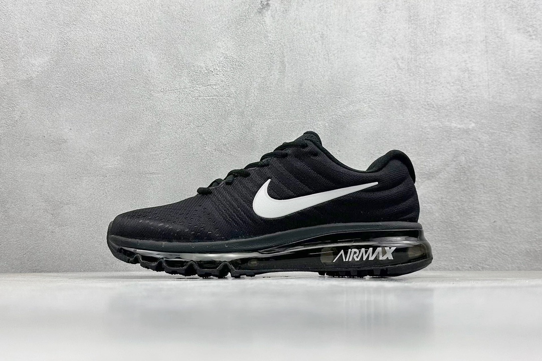 耐克2017大气垫黑色跑鞋Nike Air Max 2017货号849560-001