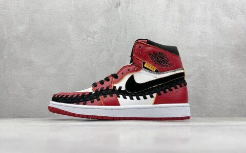 AJ1芝加哥联名款AJ1 ULA联名红色高帮AJ1洛杉矶知名店铺联名货号FD2565-101